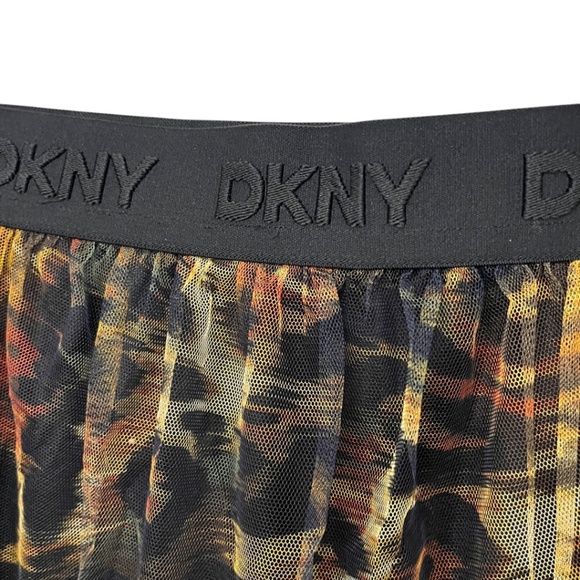 DKNY Animal Print Tulle Overlay Midi Skirt Medium - Picture 11 of 16